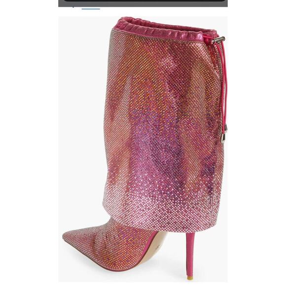 azalea wang wishful crystal embellished pointed toe boot - Picture 2 of 6